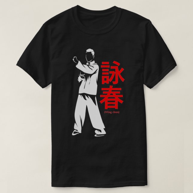 Kung fu Vinge Chun1 T Shirt (Design framsida)