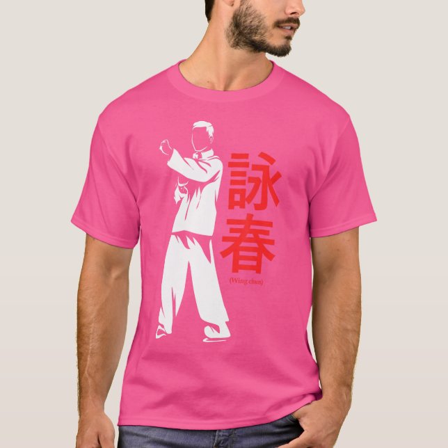 Kung fu Vinge Chun T Shirt (Framsida)