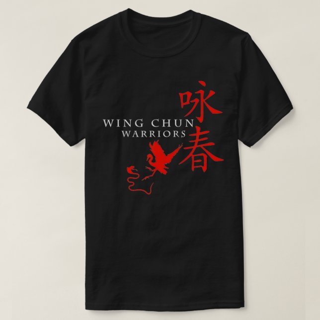 Kung Fu Wing Chun warriors  T Shirt (Design framsida)