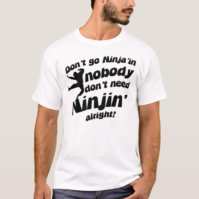 Kung fubondlurk! t-shirt (Framsida)