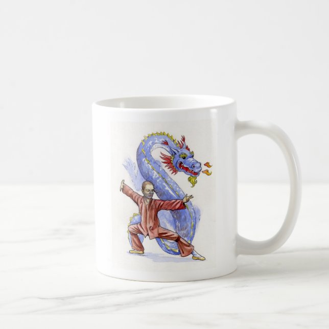 Kung fudrake kaffemugg (Höger)