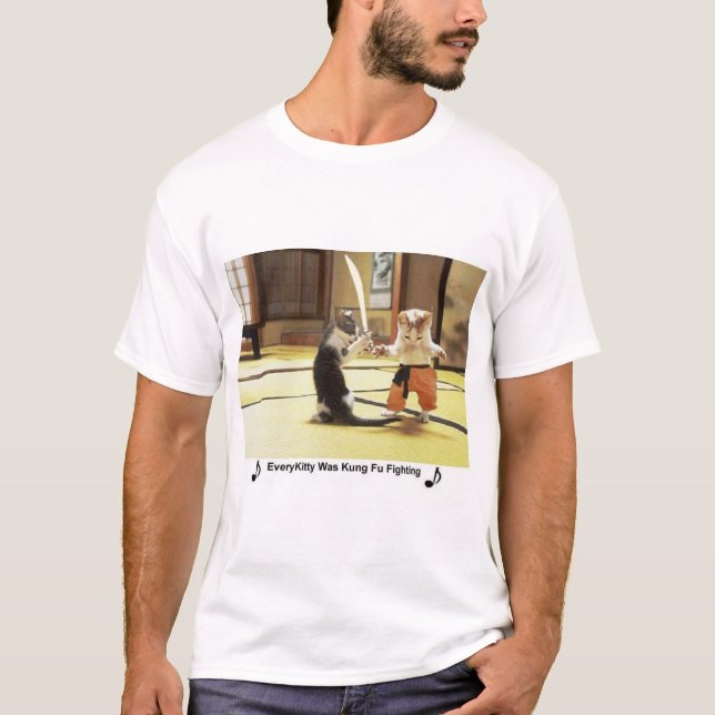 Kung fukattungar t-shirt (Framsida)