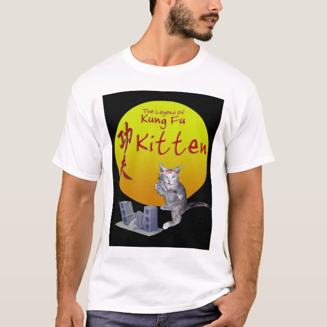 Kung fukattunge tee shirt (Framsida)
