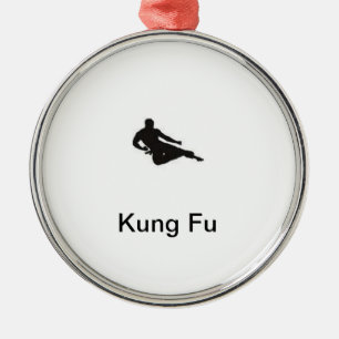 Kung fuprydnad julgransprydnad metall