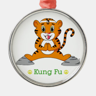 Kung fuTiger™ prydnad Julgransprydnad Metall