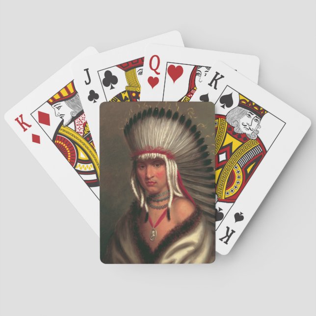 Kung "Generous Chief"-kort Spel Kort (Baksidan)