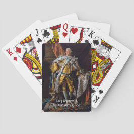 Kung Georg III av Allan Ramsay 1762 Casinokort