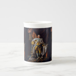 Kung Georg III av Allan Ramsay Benporslin Mugg