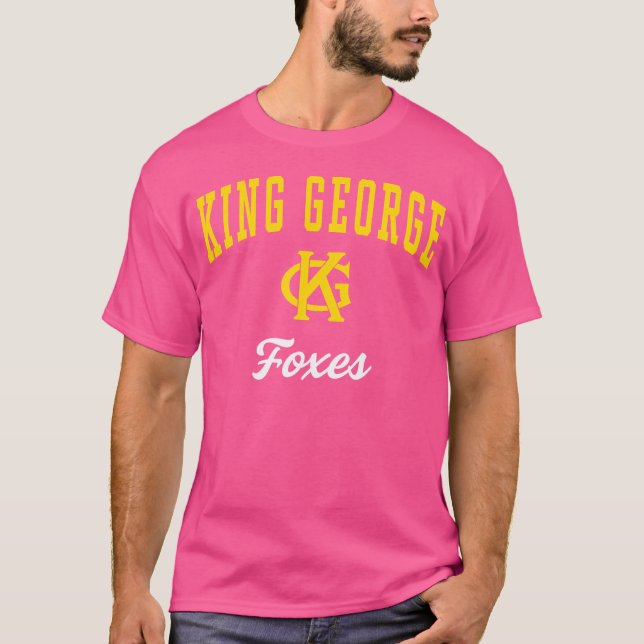 Kung George High School Foxes C3 T Shirt (Framsida)