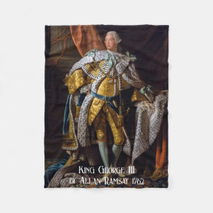 Kung George III av Allan Ramsay 1762 Fleecefilt