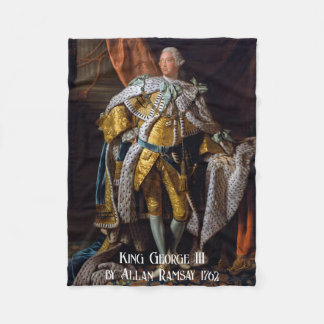 Kung George III av Allan Ramsay 1762 Fleecefilt