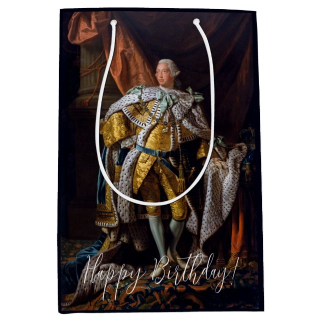 Kung George III av Allan Ramsay Grattis på födelse (Framsidan)