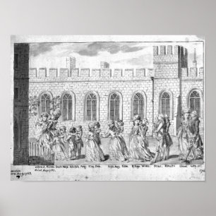Kung George III och Queen Charlotte Poster