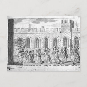 Kung George III och Queen Charlotte Vykort