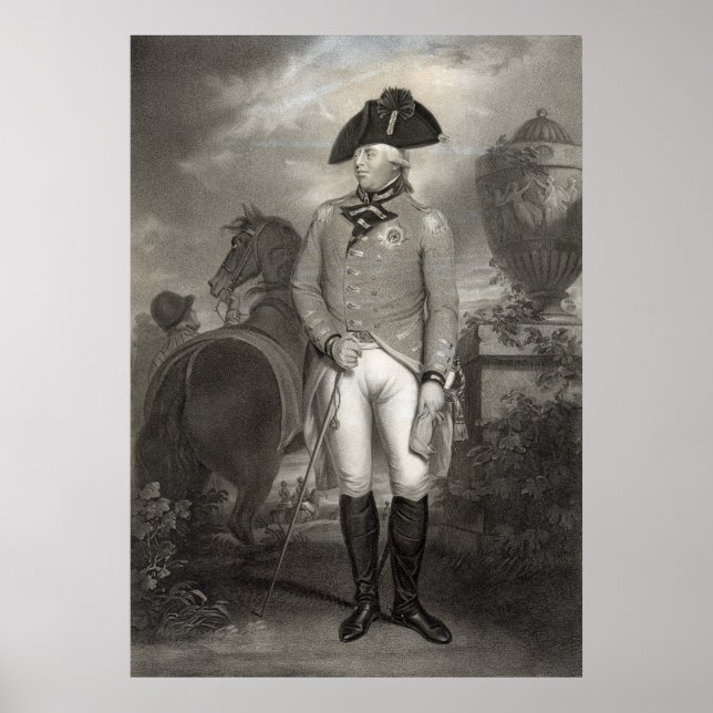 Kung George III poster/skriver ut Poster (Framsidan)