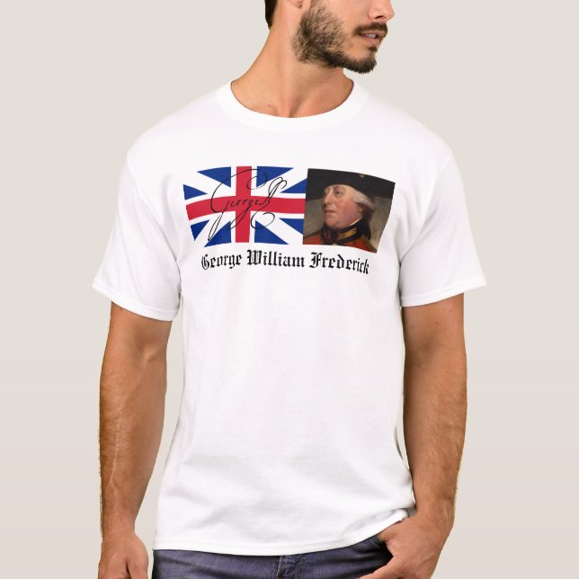 Kung George III T-shirt (Framsida)