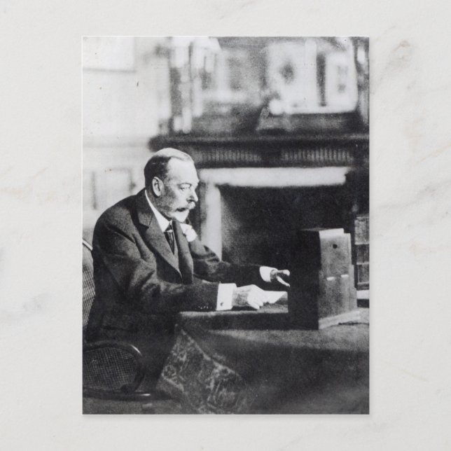 Kung George V Vykort (Framsida)