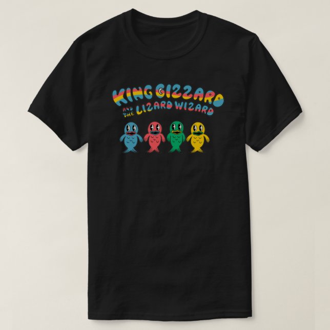 Kung Gizzard och guiden Lizard fishies Classic T Shirt (Design framsida)