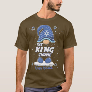 Kung Gnome Funny Hanukkah-familjmatchning T Shirt