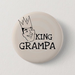Kung Grampa T-tröjor och presenter Knapp
