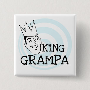 Kung Grampa T-tröjor och presenter Knapp