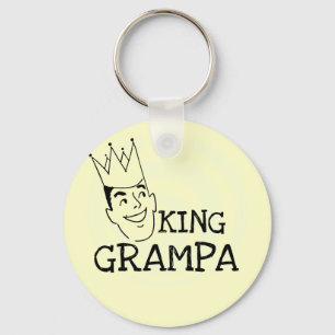 Kung Grampa T-tröjor och presenter Nyckelring