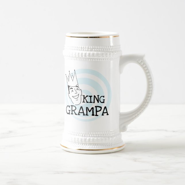Kung Grampa T-tröjor och presenter Sejdel (Höger)