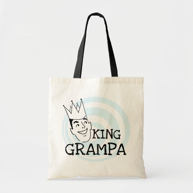 Kung Grampa T-tröjor och presenter Tygkasse (Framsidan)