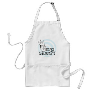 Kung Grampy Tshirts och presenter Förkläde