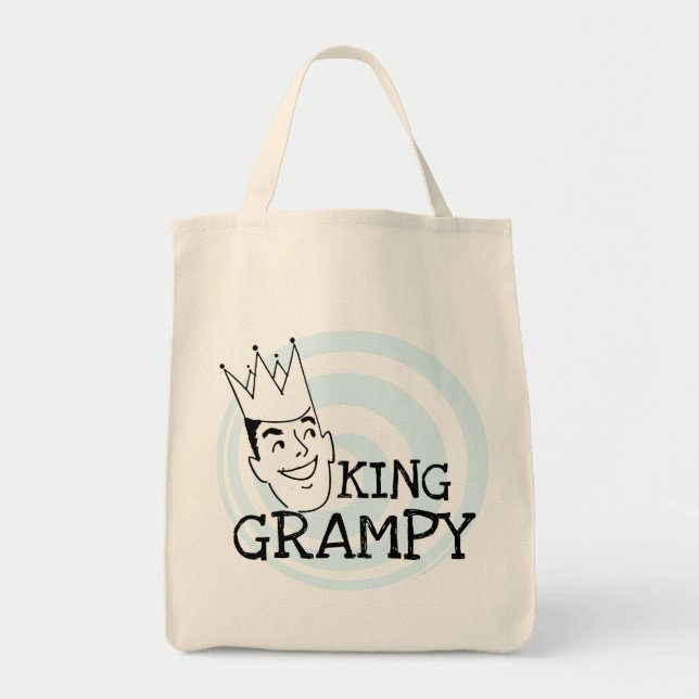 Kung Grampy Tshirts och presenter Tygkasse (Framsidan)