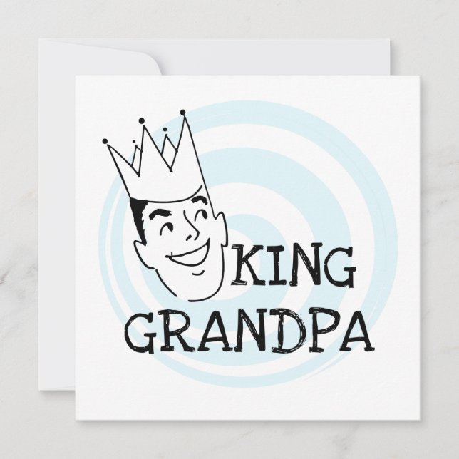 Kung Grandpa T-shirts och gåvor (Framsida)