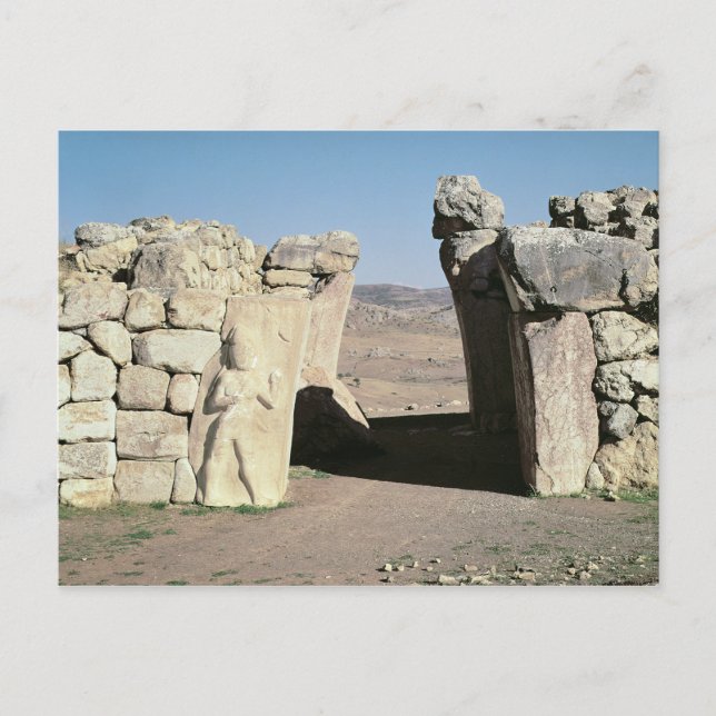 Kung Grind från Hattusas väggar Vykort (Framsida)