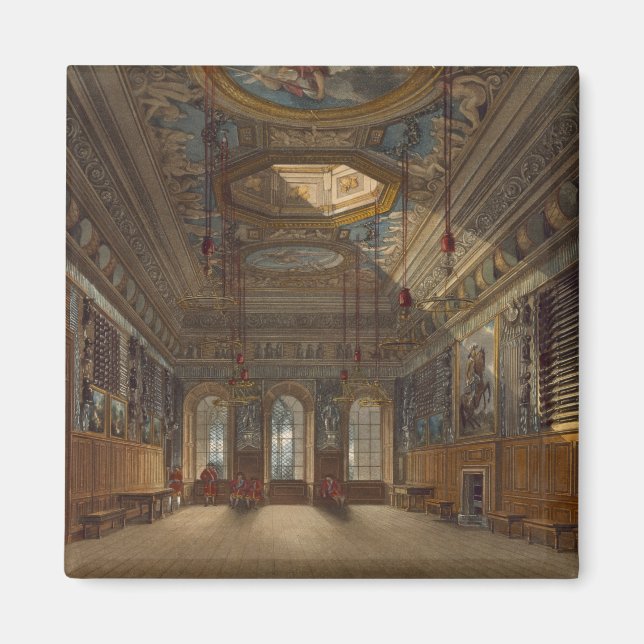 Kung Guard Chamber, Windsor Castle, från "Royalet" Magnet (Framsidan)