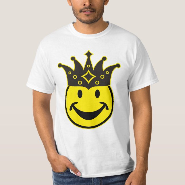 Kung gult + rygg. & idéer tee shirt (Framsida)