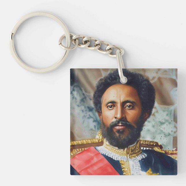 Kung Haile Selassie Oljemålning (Framsidan)