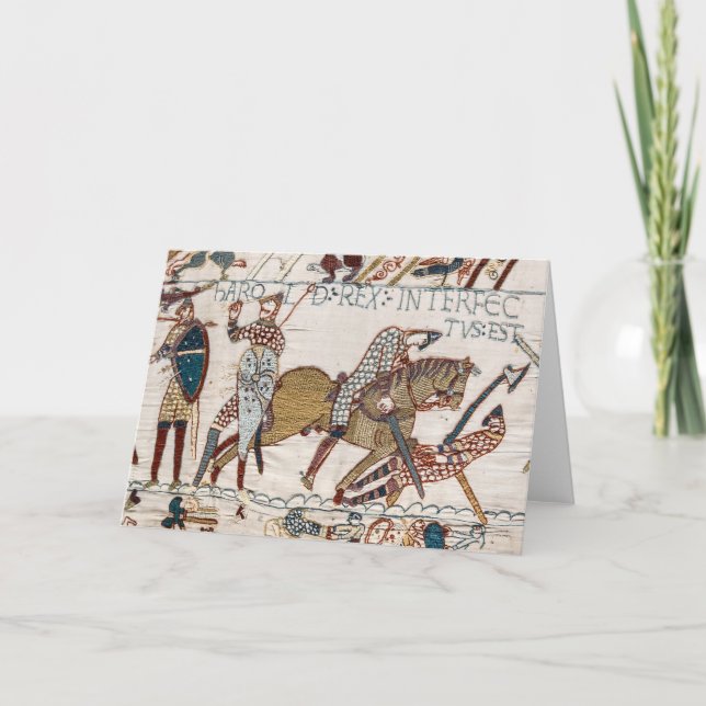 Kung Harold (Bayeux Tapestry) död Kort (Framsida)