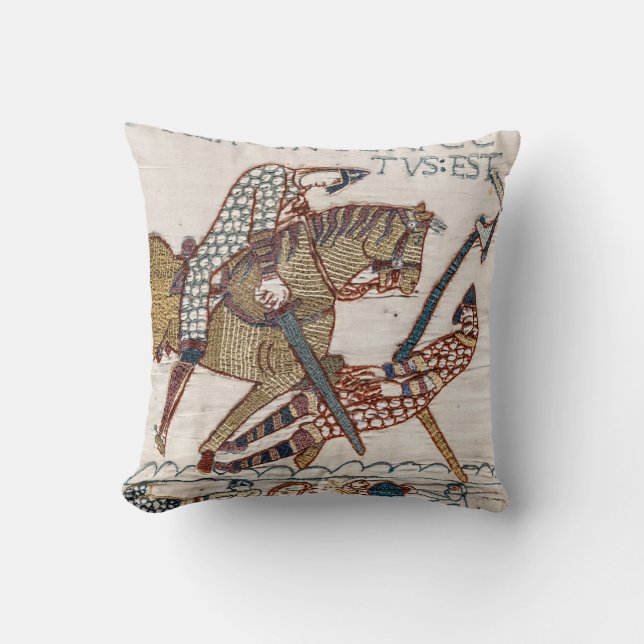 Kung Harold (Bayeux Tapestry) död Kudde (Framsida)