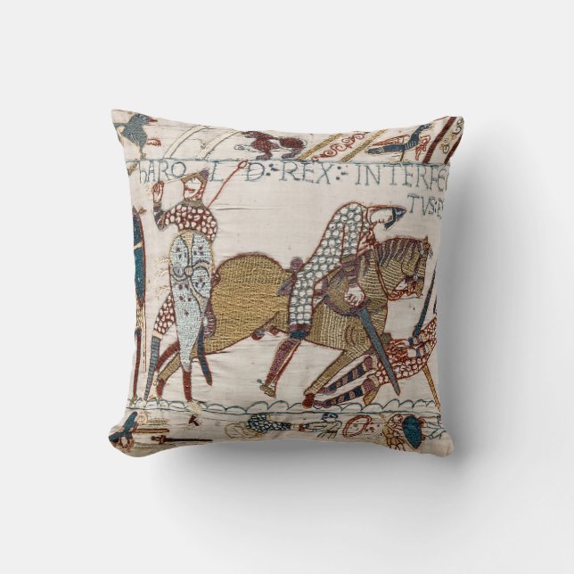 Kung Harold (Bayeux Tapestry) död Kudde (Framsida)