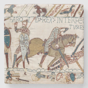 Kung Harold (Bayeux Tapestry) död Stenunderlägg
