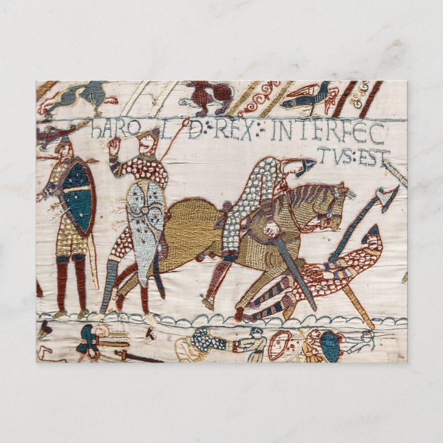 Kung Harold (Bayeux Tapestry)-postkort Vykort (Framsida)
