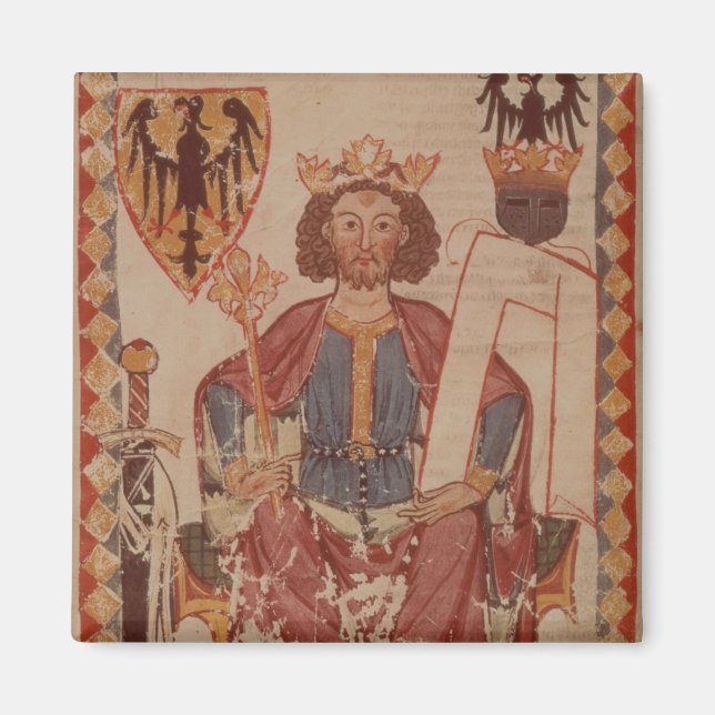 Kung Henry, illustration från Manasse Magnet (Framsidan)