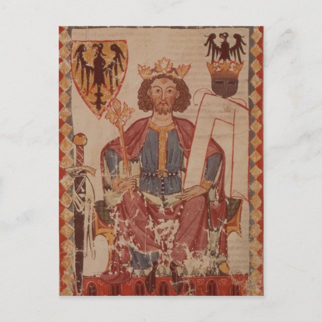 Kung Henry, illustration från Manasse Vykort (Framsida)