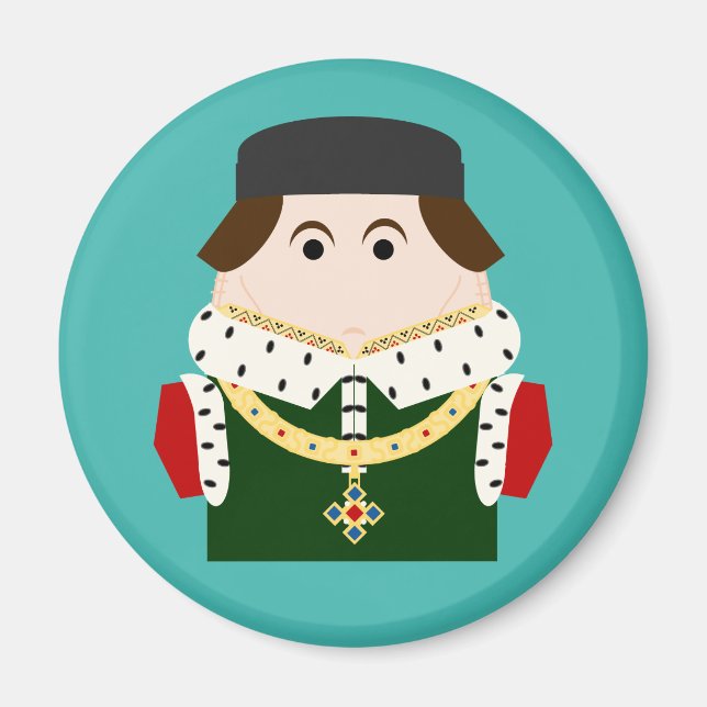 Kung Henry VI av England Magnet (Framsidan)