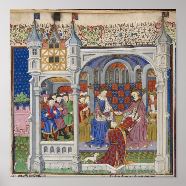 Kung Henry VI och Margaret of Anjou: Presentation Poster (Framsidan)