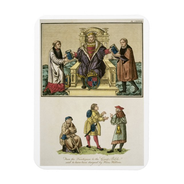 Kung Henry VIII (1491-1547) från fronten Magnet (Vertikal)