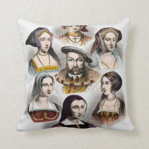 Kung Henry VIII av England hans sex fruar Kudde