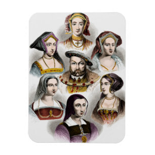 Kung Henry VIII av England   hans sex fruar Magnet