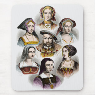 Kung Henry VIII av England hans sex fruar Musmatta