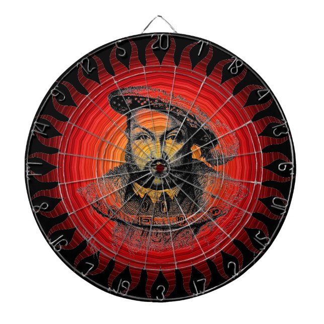 Kung Henry VIII Darttavla (Framsidan)