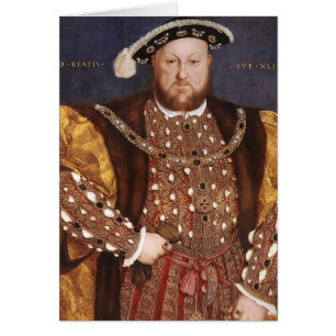 Kung Henry VIII Hälsningskort